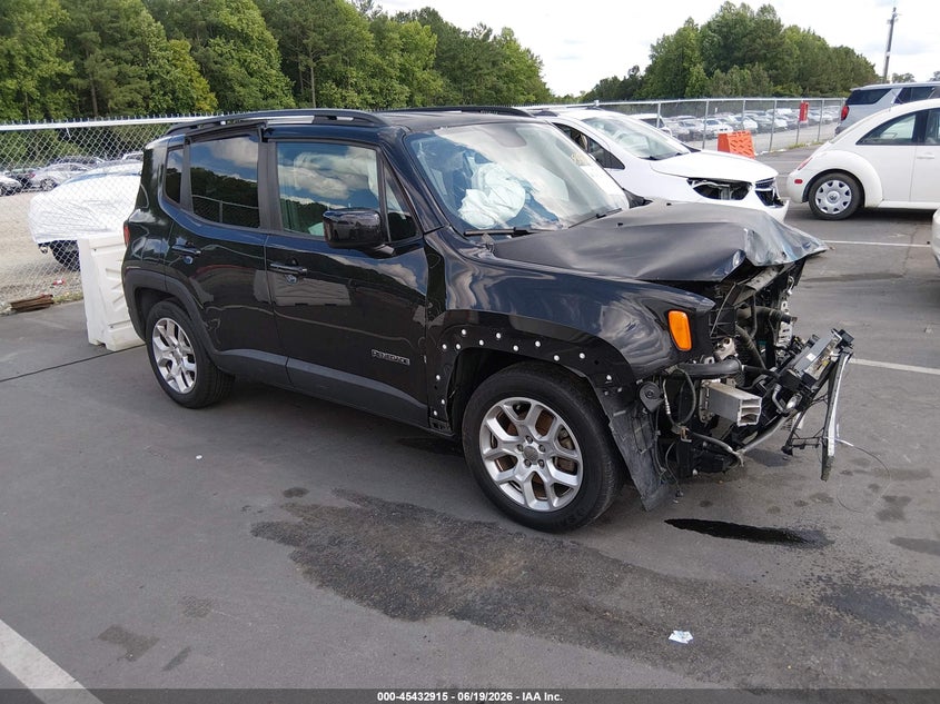 2018 Jeep Renegade VIN ZACCJABB1JPJ33597 IAAI salvage auction — LEFT FRONT, Salvage (North Carolina), sold $425 on 2026-08-05 (photo 1)
