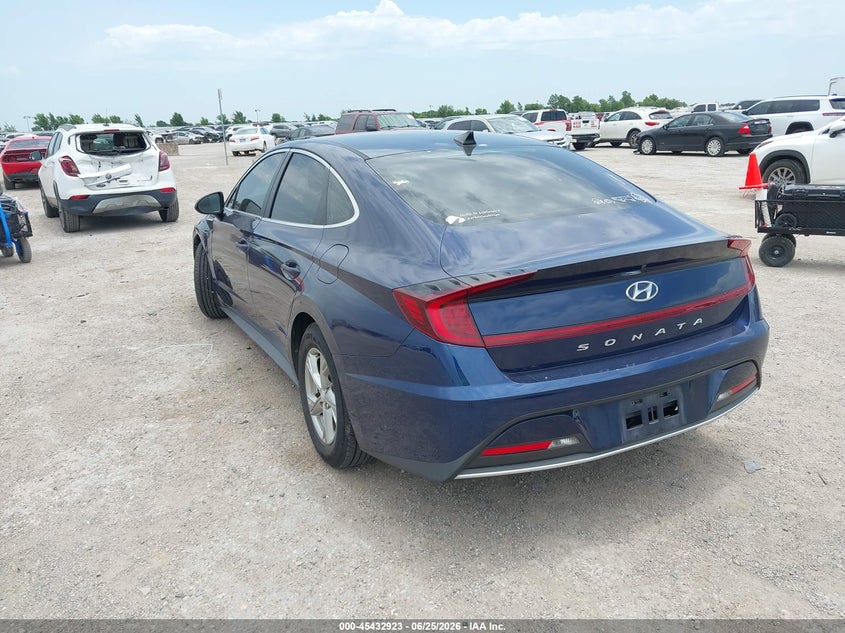 2020 Hyundai Sonata VIN 5NPEG4JA9LH004944 IAAI salvage auction — FRESH WATER, Salvage (Texas), sold $4,900 on 2026-07-29 (photo 3)