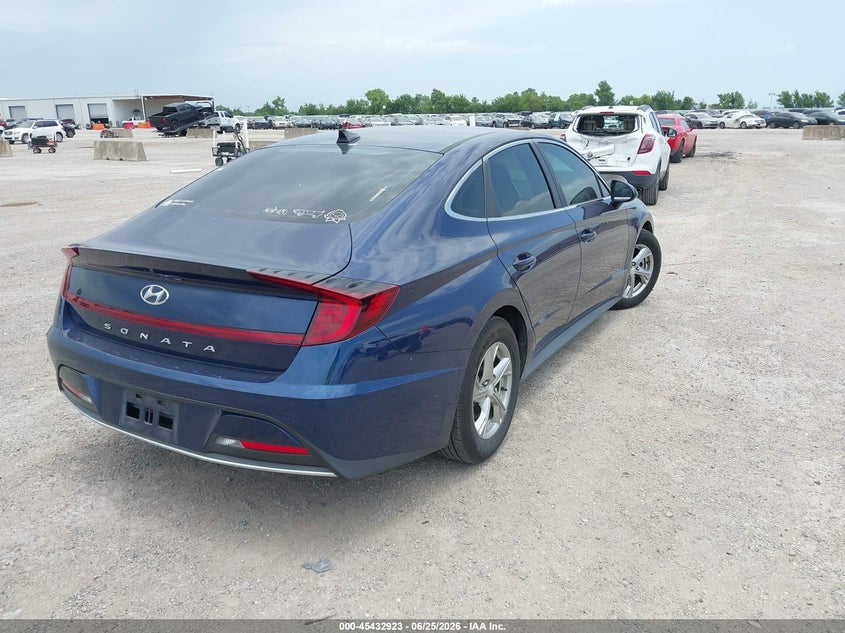 2020 Hyundai Sonata VIN 5NPEG4JA9LH004944 IAAI salvage auction — FRESH WATER, Salvage (Texas), sold $4,900 on 2026-07-29 (photo 4)