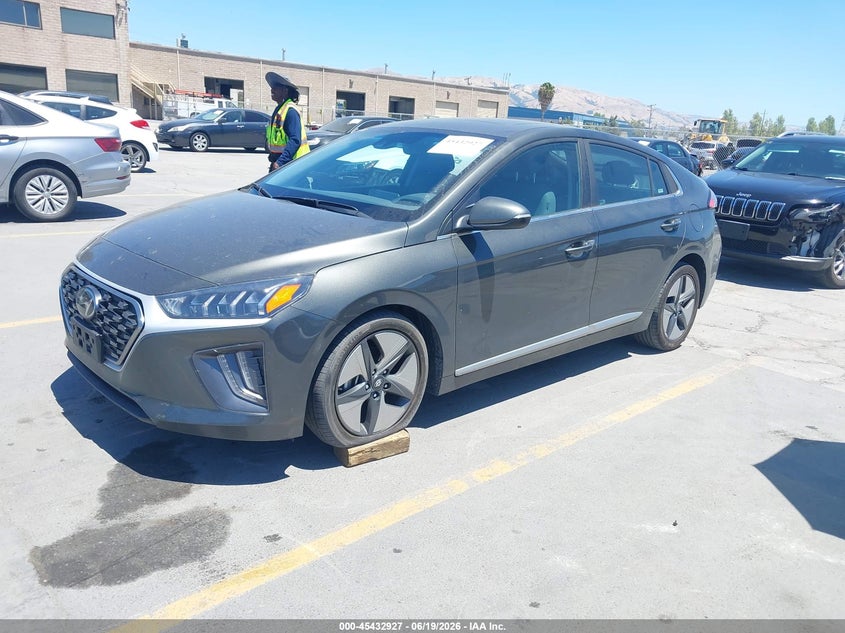 2021 Hyundai Ioniq VIN KMHC85LC4MU260775 IAAI salvage auction — RIGHT REAR, Salvage (California), sold $4,000 on 2026-07-27 (photo 2)