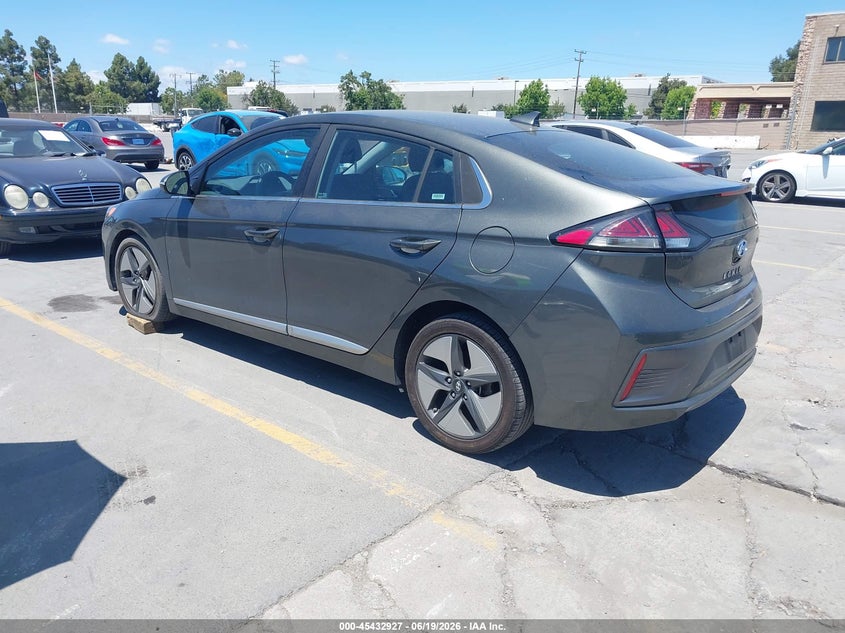2021 Hyundai Ioniq VIN KMHC85LC4MU260775 IAAI salvage auction — RIGHT REAR, Salvage (California), sold $4,000 on 2026-07-27 (photo 3)