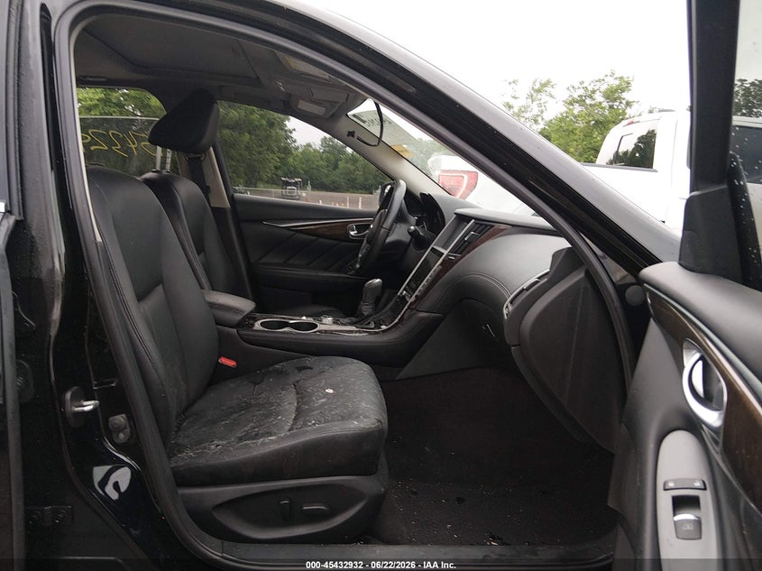 2019 Infiniti Q50 VIN JN1EV7AR8KM558352 IAAI salvage auction — LEFT FRONT, Salvage (Ohio), sold $2,950 on 2026-07-28 (photo 5)