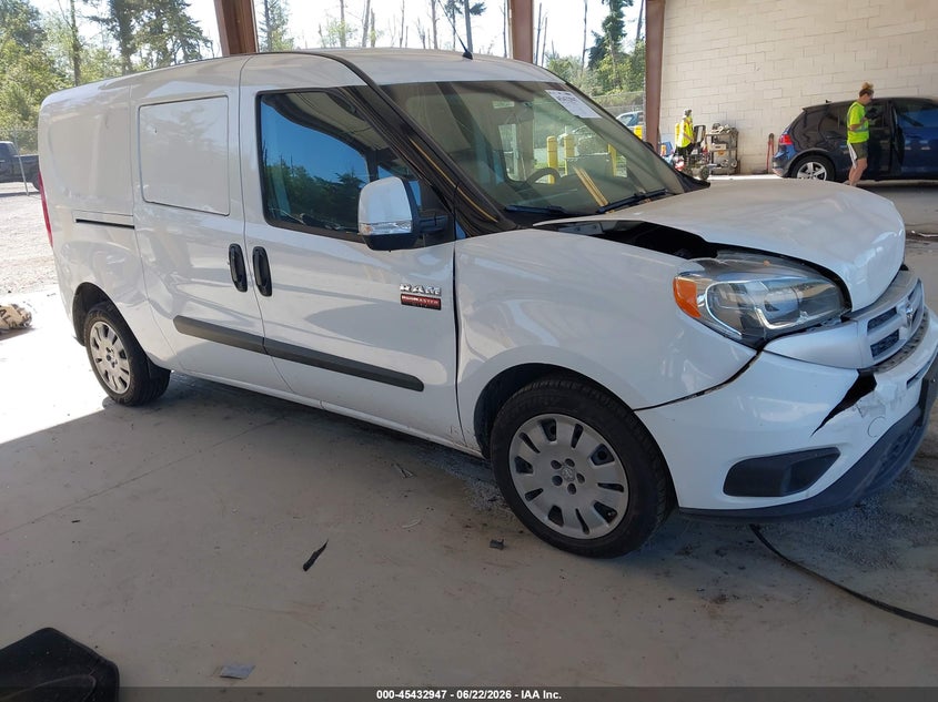 2018 Ram Promaster city VIN ZFBERFBB7J6J46989 IAAI salvage auction — FRONT END, Bill Of Sale (Washington), sold $1,750 on 2026-07-22 (photo 1)