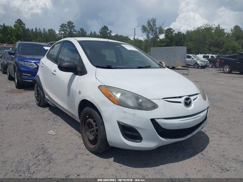 2011 Mazda 2 VIN JM1DE1HZ7B0110087 IAAI salvage auction — NORMAL WEAR, Clear (South Carolina), sold $525 on 2026-07-14 (photo 1)