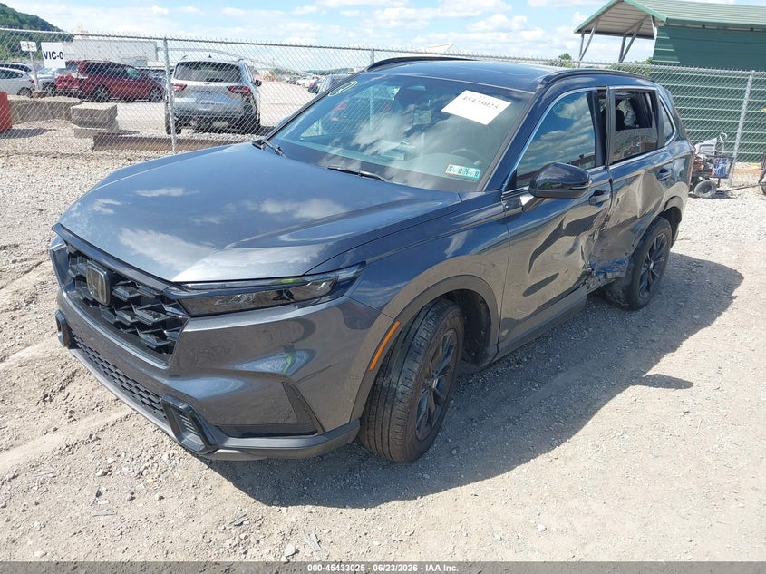 2024 Honda Cr-v VIN 7FARS6H56RE077916 IAAI salvage auction — SIDE, Salvage Title, sold $13,500 on 2026-08-02 (photo 2)