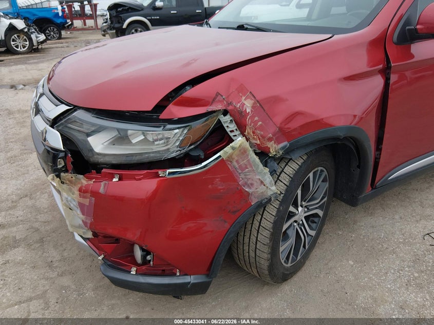 2018 Mitsubishi Outlander VIN JA4AZ3A33JZ007147 IAAI salvage auction — LEFT FRONT, Salvage (Kansas), sold $2,625 on 2026-07-31 (photo 6)