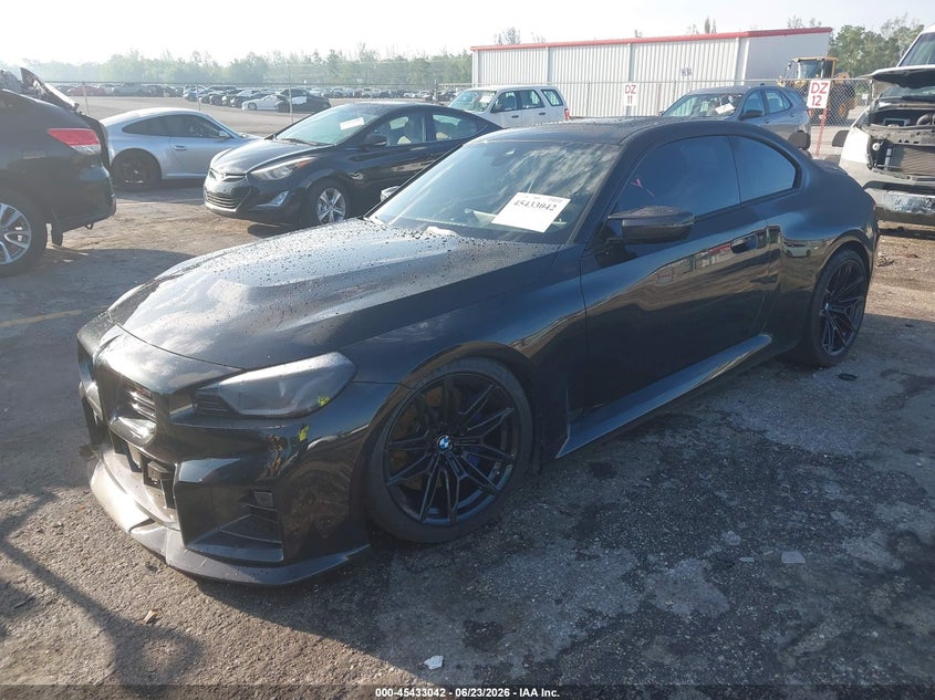 2024 BMW M2 VIN 3MF13DM02R8D80598 IAAI salvage auction — RIGHT SIDE, Salvage Title, sold $29,600 on 2026-07-30 (photo 2)