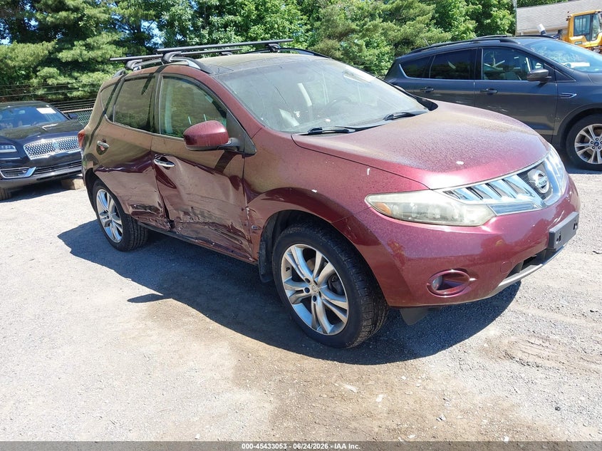 2009 Nissan Murano VIN JN8AZ18W19W147998 IAAI salvage auction — RIGHT SIDE, Salvage (Ohio), sold $350 on 2026-07-13 (photo 1)