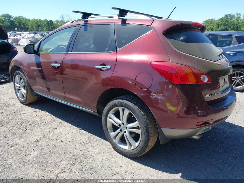 2009 Nissan Murano VIN JN8AZ18W19W147998 IAAI salvage auction — RIGHT SIDE, Salvage (Ohio), sold $350 on 2026-07-13 (photo 3)