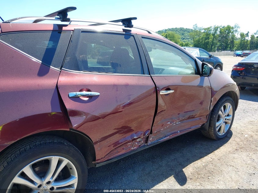 2009 Nissan Murano VIN JN8AZ18W19W147998 IAAI salvage auction — RIGHT SIDE, Salvage (Ohio), sold $350 on 2026-07-13 (photo 6)