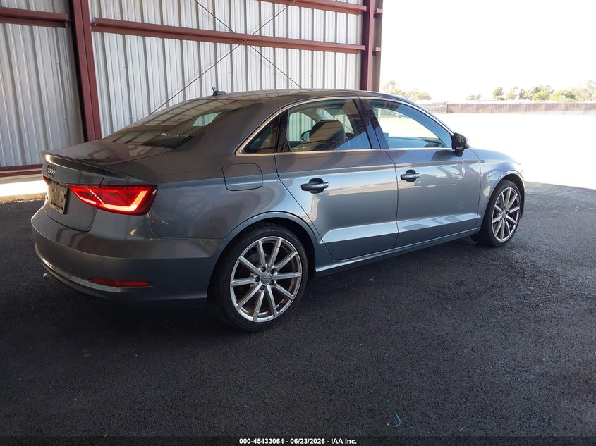 2015 Audi A3 VIN WAUCCGFFXF1001343 IAAI salvage auction — FRONT END, Wait Title, sold $1,125 on 2026-08-25 (photo 4)