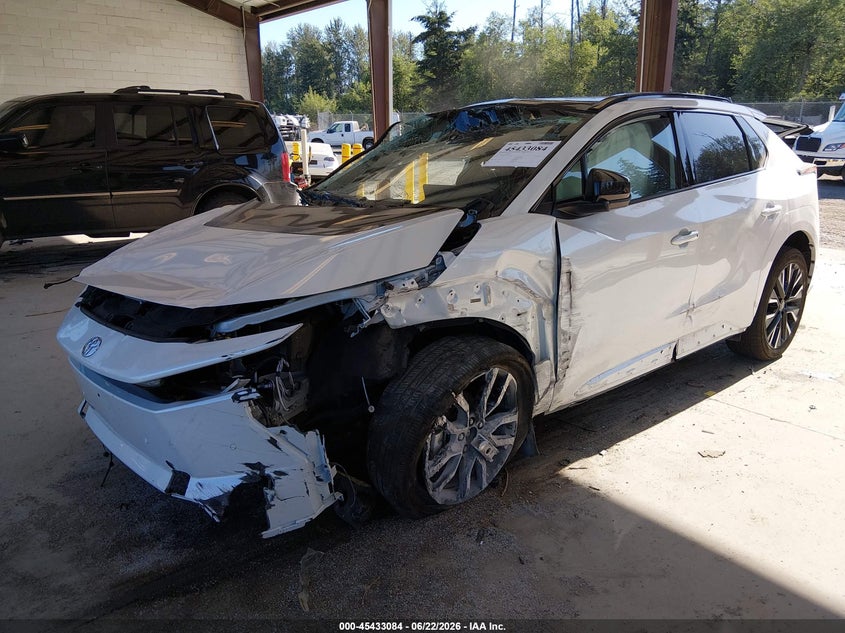 2026 Toyota Bz4x VIN JTMBCAEB1TJ014570 IAAI salvage auction — ROLLOVER, Bill Of Sale (Washington), sold $1,300 on 2026-07-22 (photo 2)