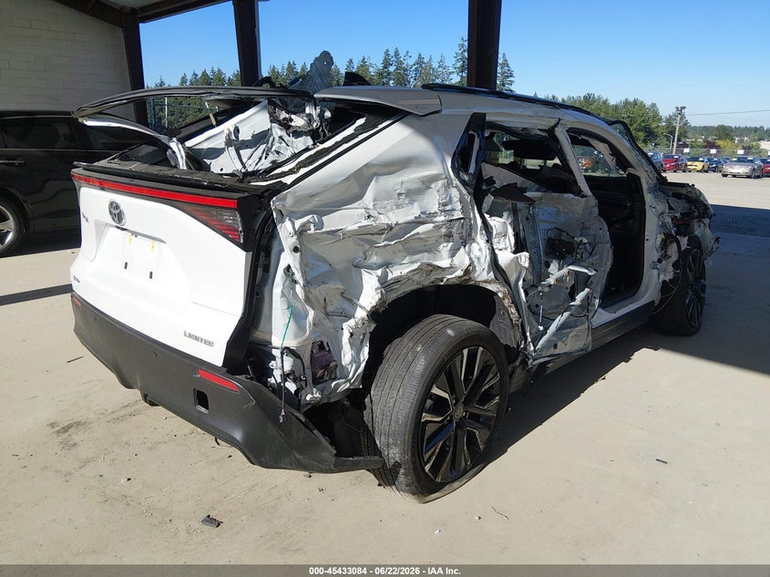 2026 Toyota Bz4x VIN JTMBCAEB1TJ014570 IAAI salvage auction — ROLLOVER, Bill Of Sale (Washington), sold $1,300 on 2026-07-22 (photo 4)
