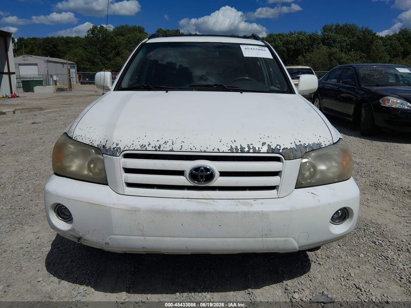 2007 Toyota Highlander VIN JTEGP21A970141054 IAAI salvage auction — NORMAL WEAR, Original (Ohio), sold $1,150 on 2026-07-29 (photo 6)