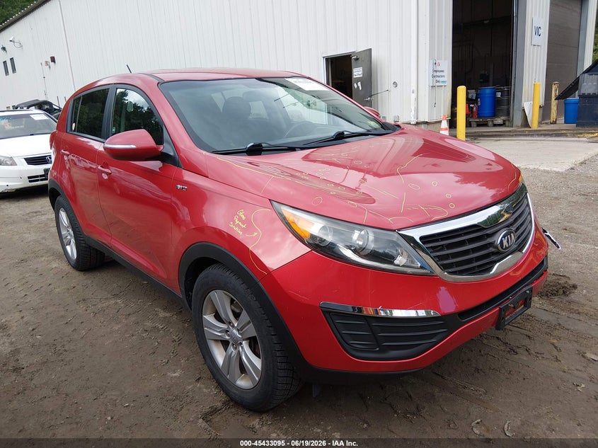 2013 Kia Sportage VIN KNDPBCA23D7423307 IAAI salvage auction — UNKNOWN, Salvage (Vermont), sold $1,250 on 2026-08-01 (photo 1)