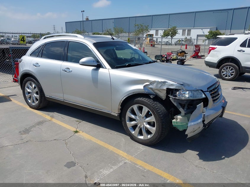 2007 Infiniti Fx VIN JNRBS08W87X400191 IAAI salvage auction — RIGHT FRONT, Salvage (California), sold $1,575 on 2026-07-06 (photo 1)