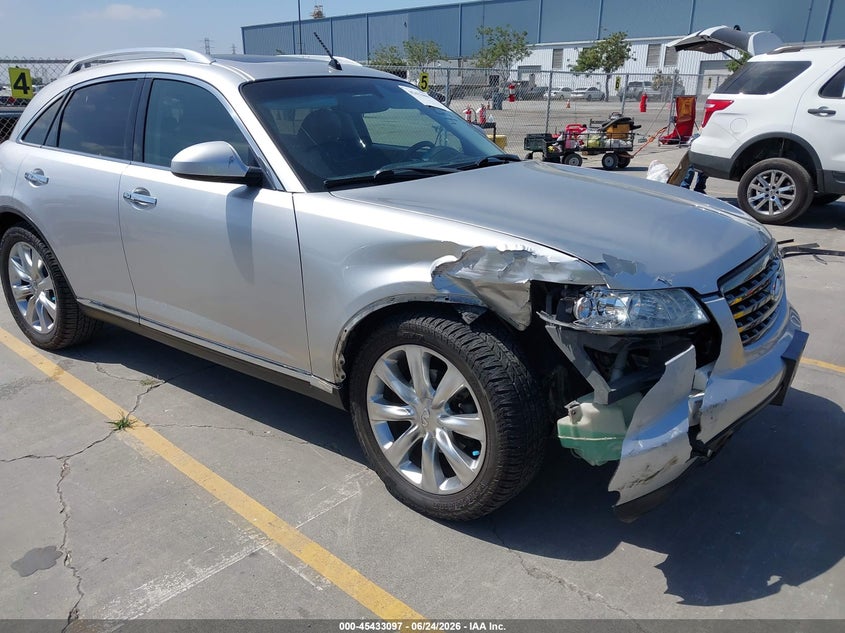 2007 Infiniti Fx VIN JNRBS08W87X400191 IAAI salvage auction — RIGHT FRONT, Salvage (California), sold $1,575 on 2026-07-06 (photo 6)