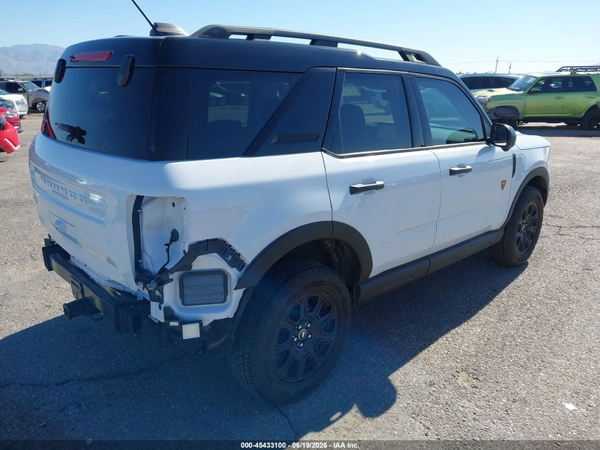 2025 Ford Bronco sport VIN 3FMCR9DA5SRF22938 IAAI salvage auction — REAR END, Salvage Title, sold $14,300 on 2026-07-23 (photo 4)