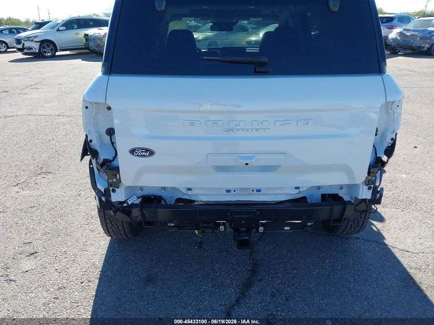 2025 Ford Bronco sport VIN 3FMCR9DA5SRF22938 IAAI salvage auction — REAR END, Salvage Title, sold $14,300 on 2026-07-23 (photo 6)