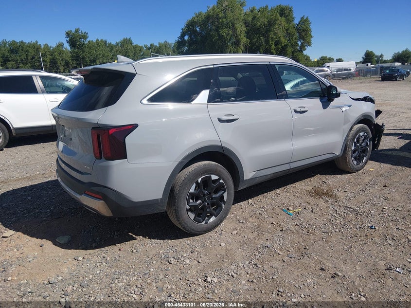 2025 Kia Sorento VIN 5XYRLDJC9SG326519 IAAI salvage auction — FRONT END, Salvage (Montana), sold $11,600 on 2026-08-28 (photo 4)