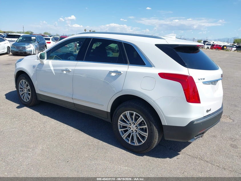 2017 Cadillac Xt5 VIN 1GYKNBRS6HZ314814 IAAI salvage auction — FRONT END, Salvage Title, sold $2,850 on 2026-07-12 (photo 3)