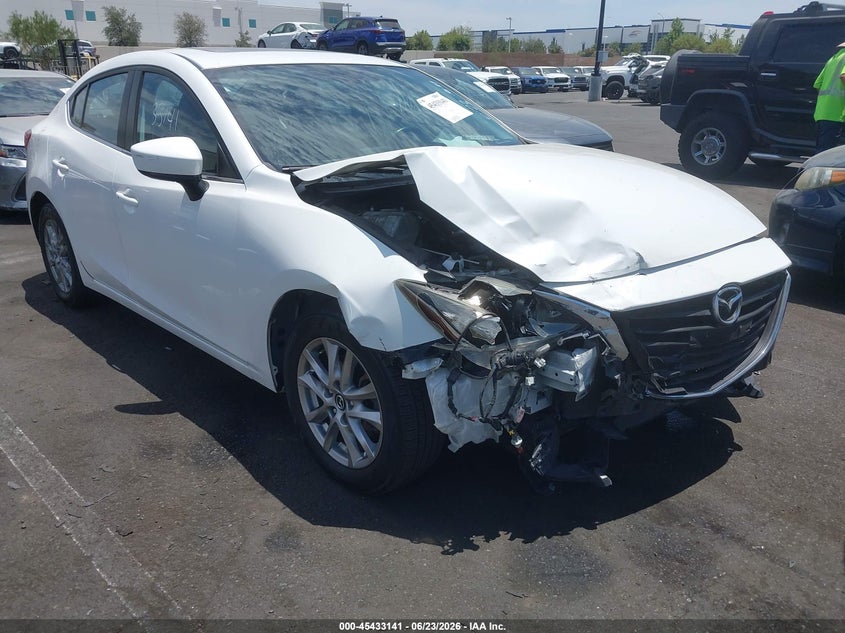 2014 Mazda 3 VIN JM1BM1V78E1153462 IAAI salvage auction — RIGHT FRONT, Salvage Title, sold $1,500 on 2026-07-31 (photo 1)