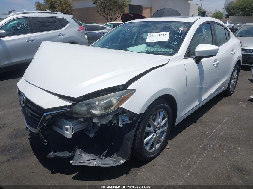 2014 Mazda 3 VIN JM1BM1V78E1153462 IAAI salvage auction — RIGHT FRONT, Salvage Title, sold $1,500 on 2026-07-31 (photo 2)