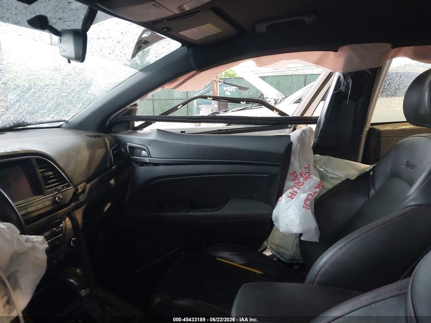 2017 Hyundai Elantra VIN KMHD04LB4HU345716 IAAI salvage auction — FRONT & REAR, Mv-907A (New York), sold $850 on 2026-07-07 (photo 5)