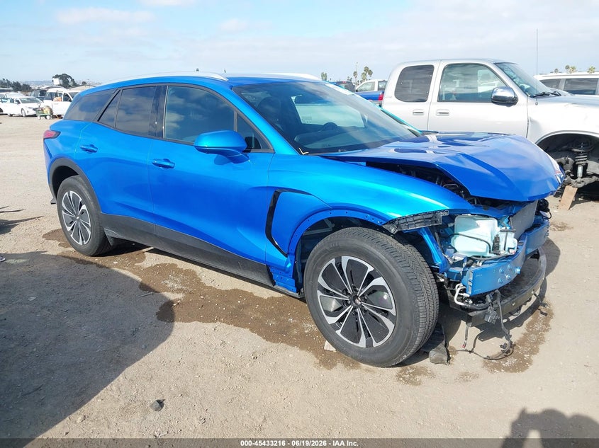 2024 Chevrolet Blazer ev VIN 3GNKDBRJ0RS218960 IAAI salvage auction — FRONT END, Salvage Title, sold $7,400 on 2026-07-29 (photo 1)