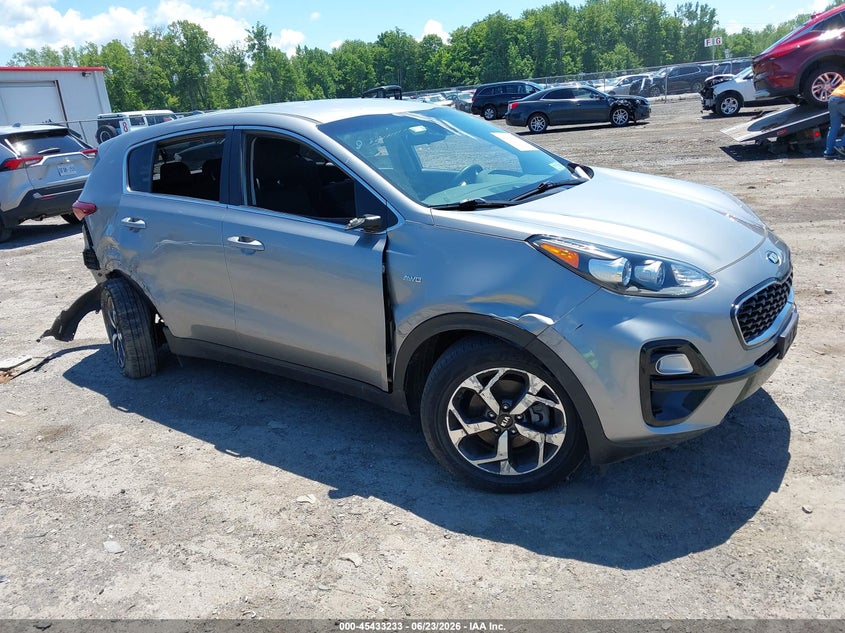 2020 Kia Sportage VIN KNDPMCAC9L7730451 IAAI salvage auction — THEFT, Salvage Title, sold $2,350 on 2026-07-28 (photo 1)