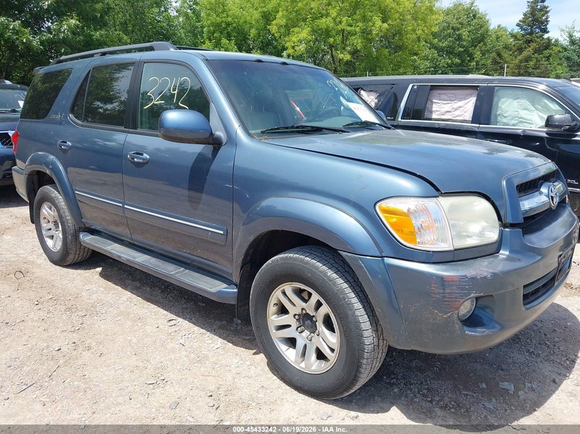 2006 Toyota Sequoia VIN 5TDBT48A76S262544 IAAI salvage auction — NORMAL WEAR, Clear-Endorsement (Wisconsin), sold $775 on 2026-07-29 (photo 1)