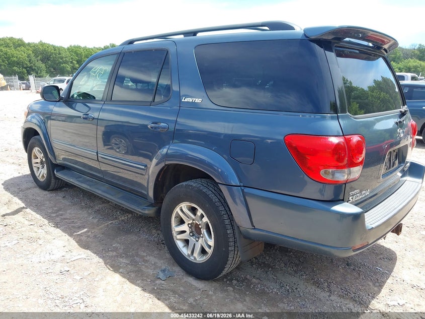 2006 Toyota Sequoia VIN 5TDBT48A76S262544 IAAI salvage auction — NORMAL WEAR, Clear-Endorsement (Wisconsin), sold $775 on 2026-07-29 (photo 3)