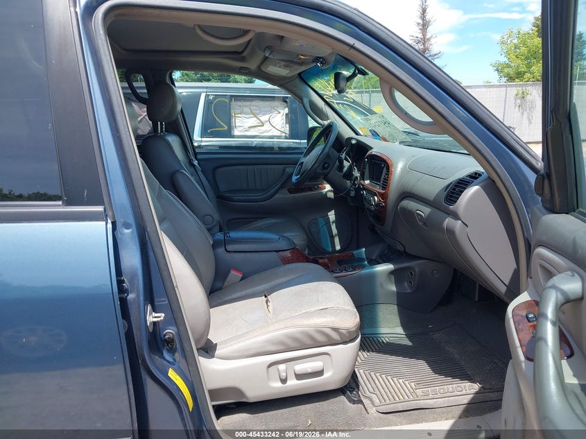 2006 Toyota Sequoia VIN 5TDBT48A76S262544 IAAI salvage auction — NORMAL WEAR, Clear-Endorsement (Wisconsin), sold $775 on 2026-07-29 (photo 5)