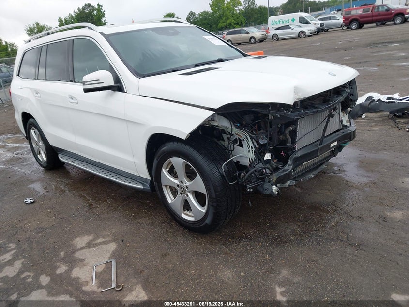 2017 Mercedes-benz Gls-klasse VIN 4JGDF6EE9HA911677 IAAI salvage auction — FRONT END, Salvage Title, sold $9,900 on 2026-07-24 (photo 1)