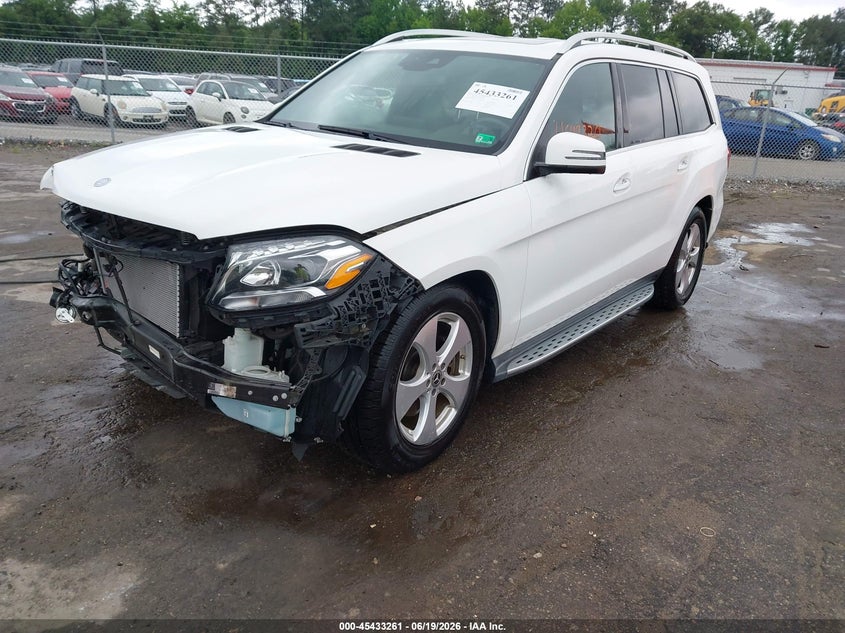 2017 Mercedes-benz Gls-klasse VIN 4JGDF6EE9HA911677 IAAI salvage auction — FRONT END, Salvage Title, sold $9,900 on 2026-07-24 (photo 2)