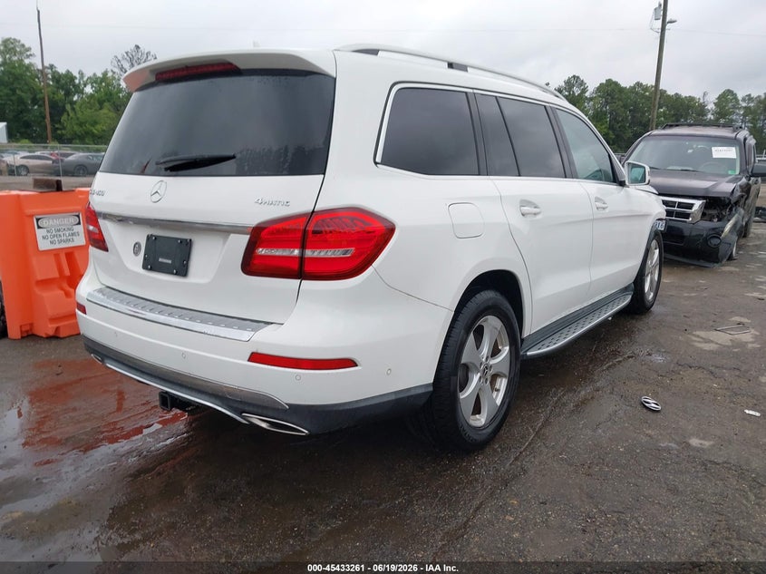 2017 Mercedes-benz Gls-klasse VIN 4JGDF6EE9HA911677 IAAI salvage auction — FRONT END, Salvage Title, sold $9,900 on 2026-07-24 (photo 4)