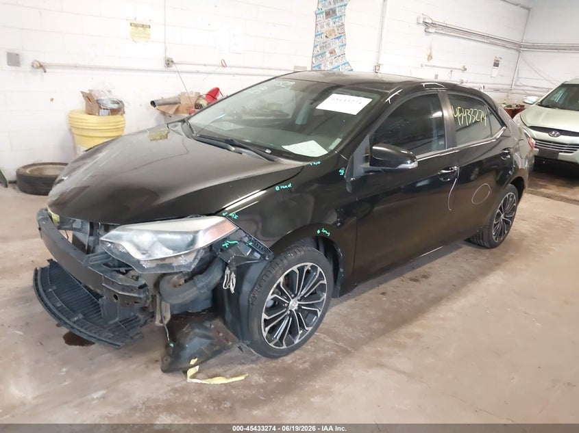 2014 Toyota Corolla VIN 5YFBURHE4EP154550 IAAI salvage auction — FRONT END, Prior Salvage (Minnesota), sold $2,150 on 2026-08-02 (photo 2)
