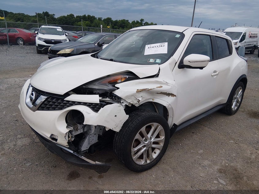 2015 Nissan Juke VIN JN8AF5MV4FT559004 IAAI salvage auction — LEFT FRONT, Salvage Title, sold $600 on 2026-07-22 (photo 2)