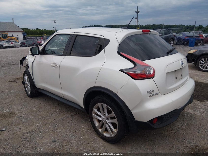 2015 Nissan Juke VIN JN8AF5MV4FT559004 IAAI salvage auction — LEFT FRONT, Salvage Title, sold $600 on 2026-07-22 (photo 3)