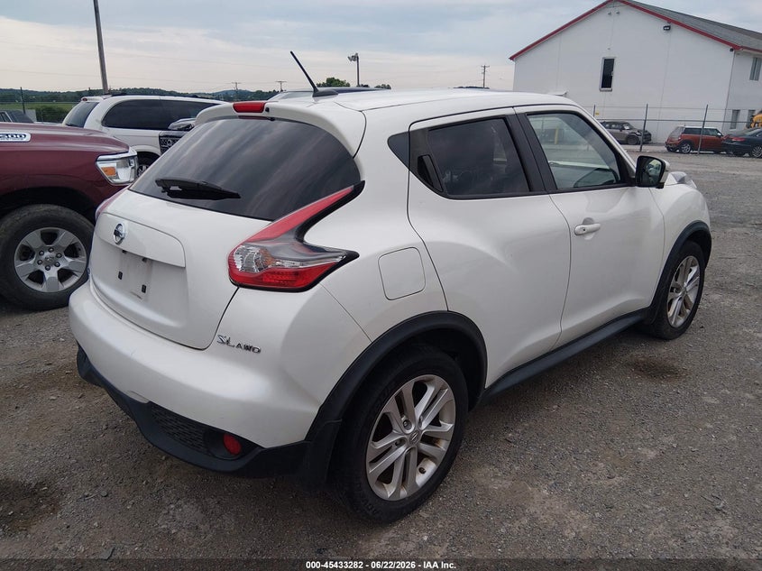 2015 Nissan Juke VIN JN8AF5MV4FT559004 IAAI salvage auction — LEFT FRONT, Salvage Title, sold $600 on 2026-07-22 (photo 4)