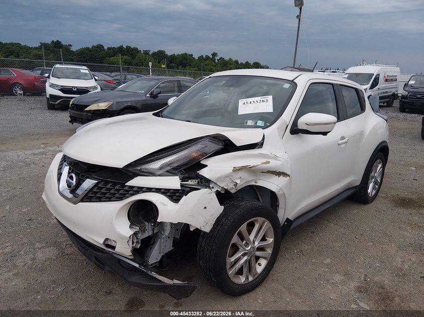 2015 Nissan Juke VIN JN8AF5MV4FT559004 IAAI salvage auction — LEFT FRONT, Salvage Title, sold $600 on 2026-07-22 (photo 6)