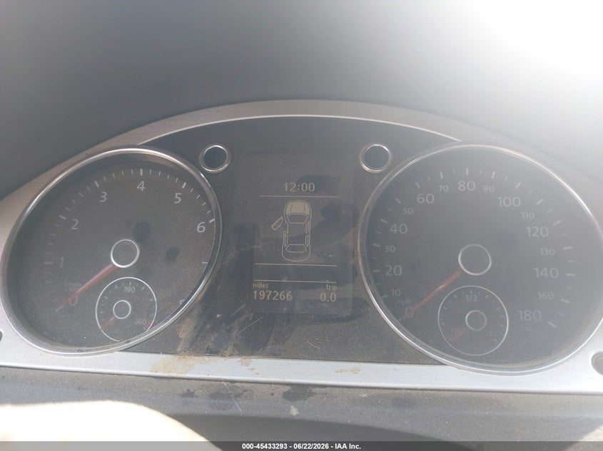 2009 Volkswagen Cc VIN WVWHL73C19E509975 IAAI salvage auction — LEFT SIDE, Salvage (Texas), sold $175 on 2026-07-28 (photo 7)