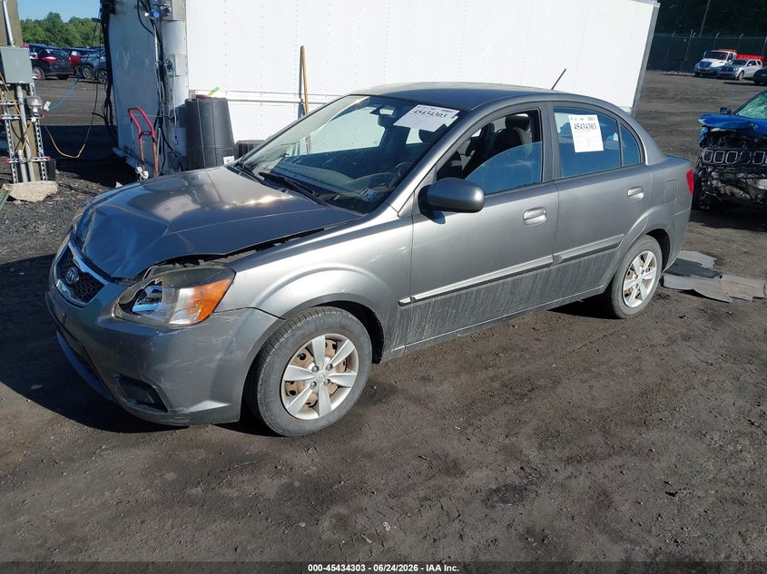 2011 Kia Rio VIN KNADH4A3XB6912013 IAAI salvage auction — FRONT END, Salvage (Pennsylvania), sold $225 on 2026-07-14 (photo 2)