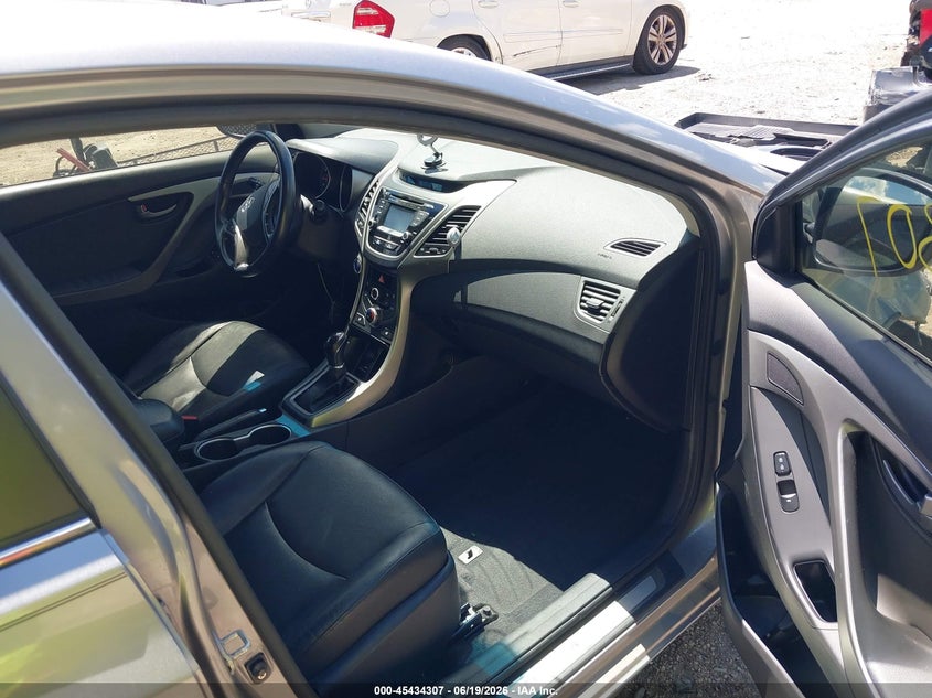2014 Hyundai Elantra VIN KMHDH4AH6EU108706 IAAI salvage auction — RIGHT FRONT, Clear (Indiana), sold $1,150 on 2026-07-16 (photo 5)