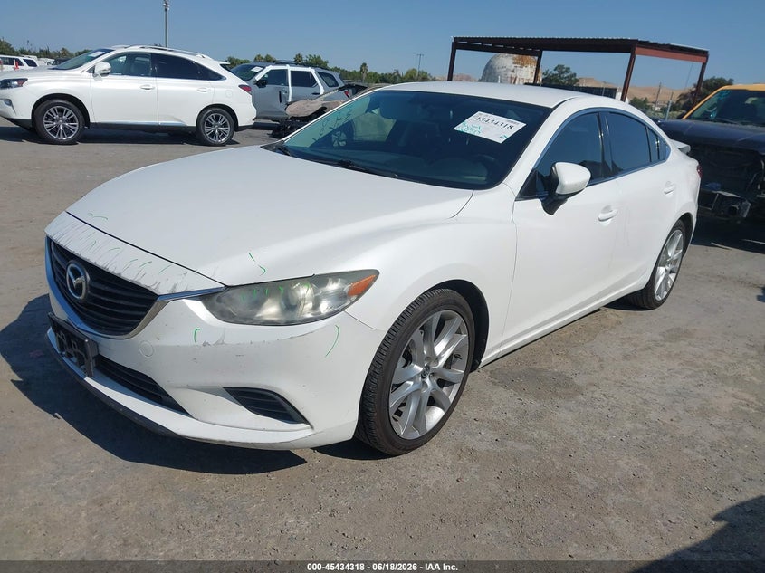 2014 Mazda 6 VIN JM1GJ1V65E1152288 IAAI salvage auction — REAR END, Salvage Title, sold $1,950 on 2026-07-16 (photo 2)