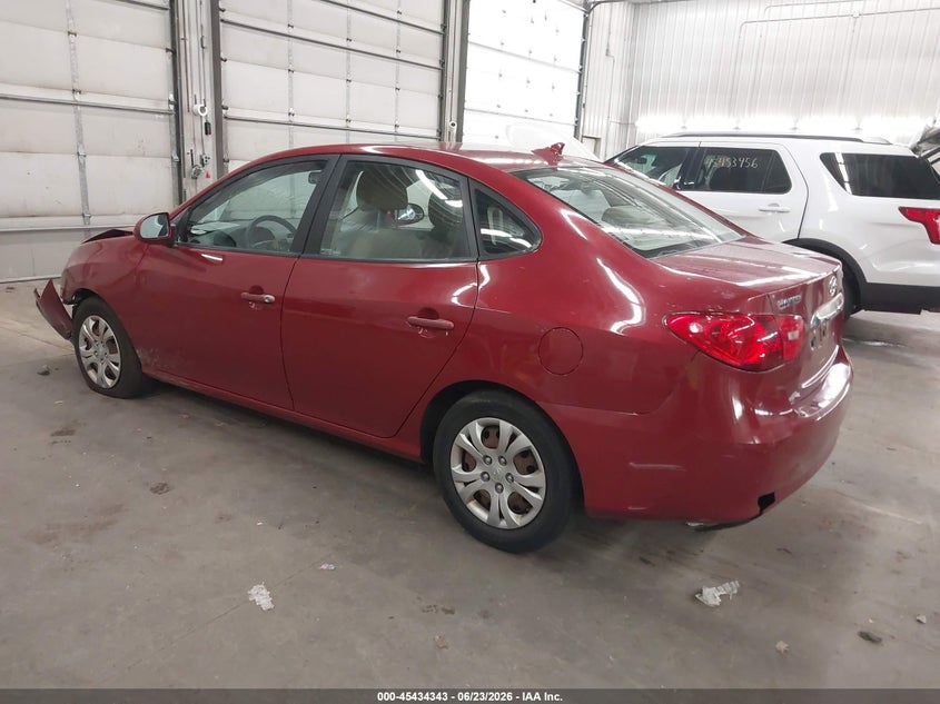 2010 Hyundai Elantra VIN KMHDU4AD1AU099027 IAAI salvage auction — FRONT END, Parts Only Bos (Minnesota), sold $350 on 2026-07-14 (photo 3)