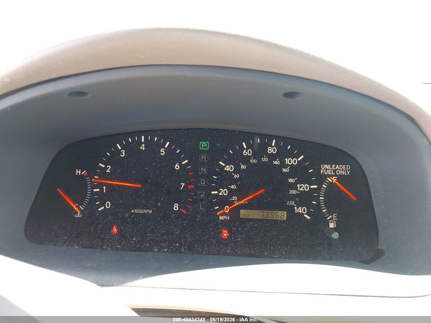 1998 Lexus Es 300 VIN JT8BF28G9W0143685 IAAI salvage auction — REAR END, Salvage (California), sold $800 on 2026-07-10 (photo 7)