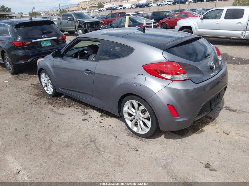 2012 Hyundai Veloster VIN KMHTC6AD9CU043365 IAAI salvage auction — NORMAL WEAR, Clear (New Mexico), sold $200 on 2026-07-29 (photo 3)