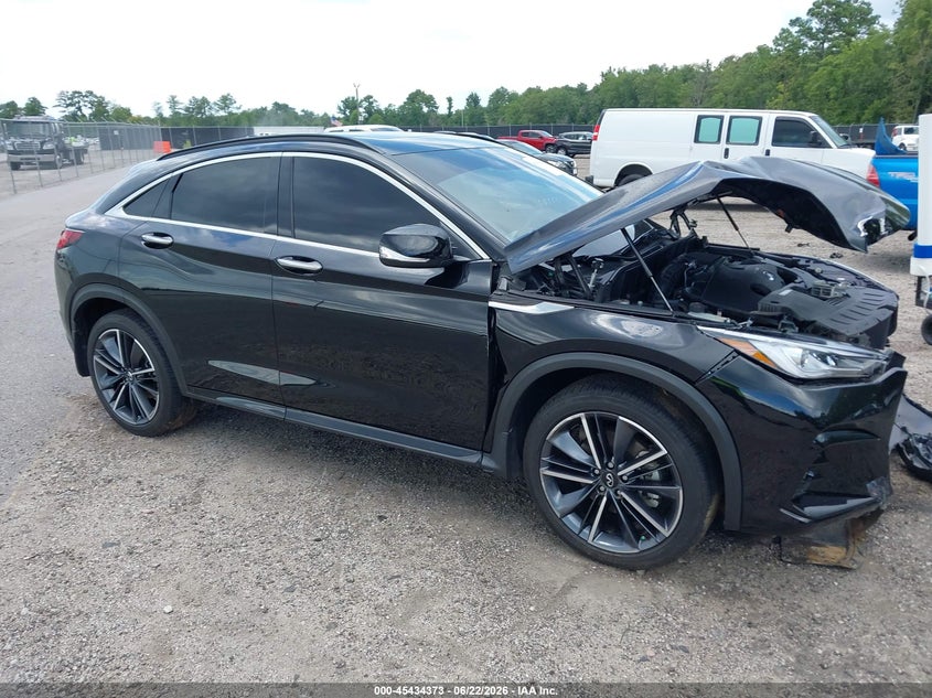2025 Infiniti Qx55 VIN 3PCAJ5JRXSF101367 IAAI salvage auction — FRONT END, Salvage (South Carolina), sold $7,200 on 2026-08-12 (photo 1)