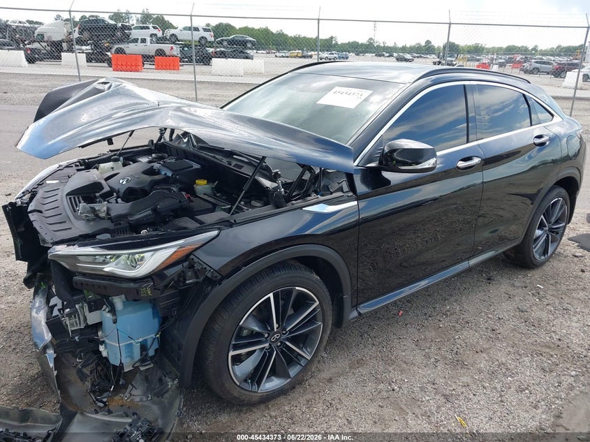 2025 Infiniti Qx55 VIN 3PCAJ5JRXSF101367 IAAI salvage auction — FRONT END, Salvage (South Carolina), sold $7,200 on 2026-08-12 (photo 2)